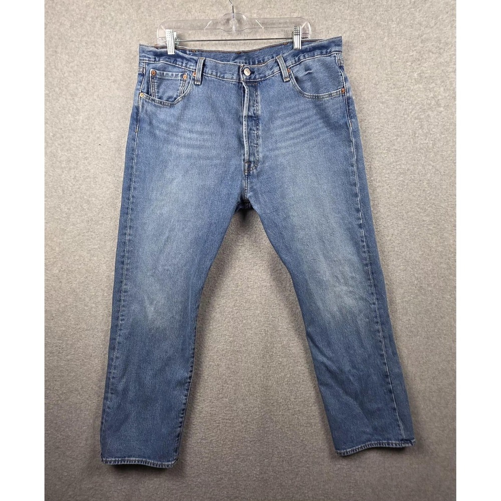 Levi's‎ 501 Jeans Mens 40x29 Blue Classic Fit Straight Leg Denim Medium Wash